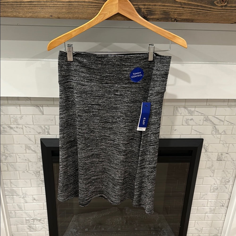 Apt. 9 Gray A-Line Skirt